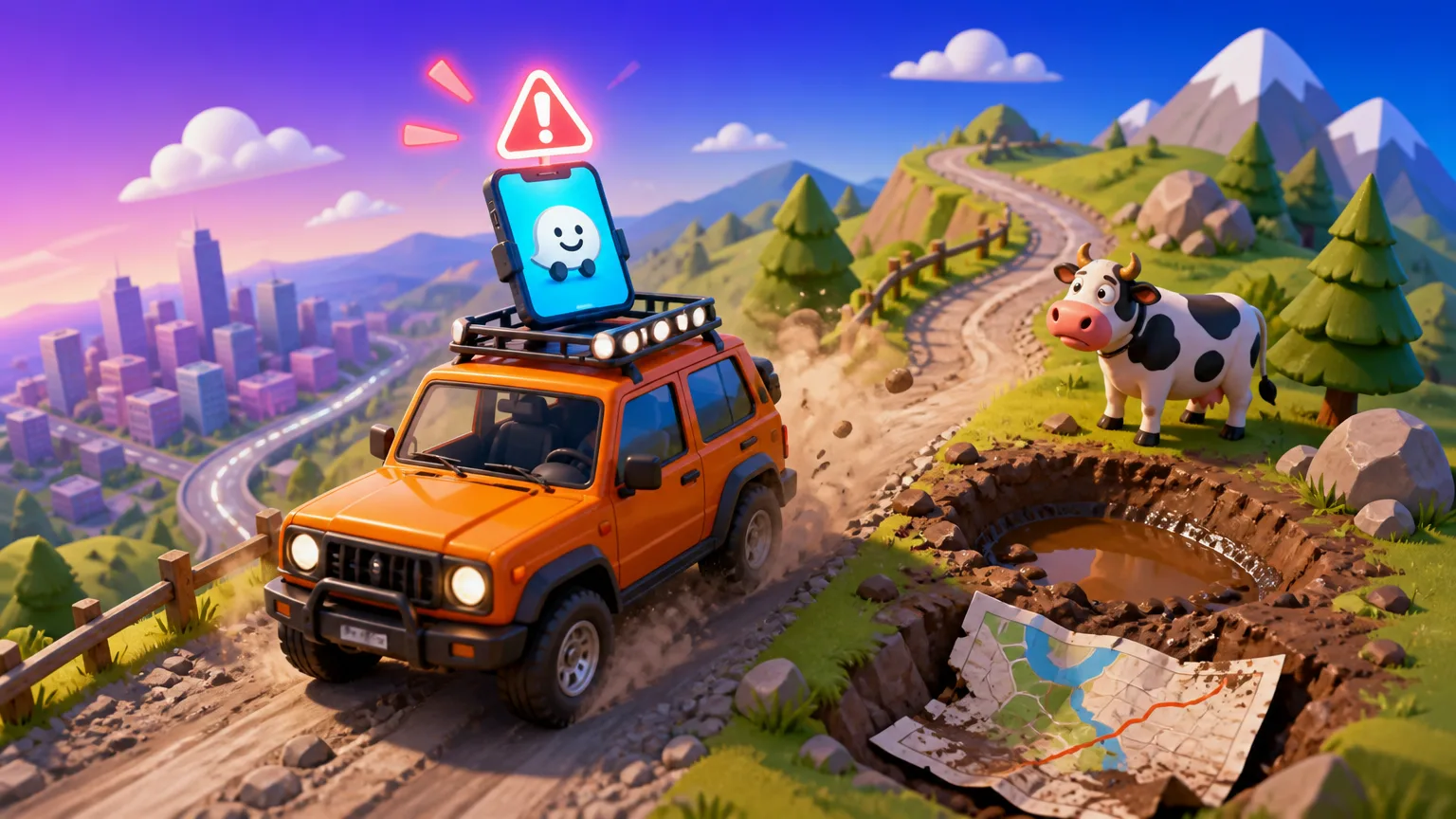 Why Waze Beats Google Maps the Second You Leave the City